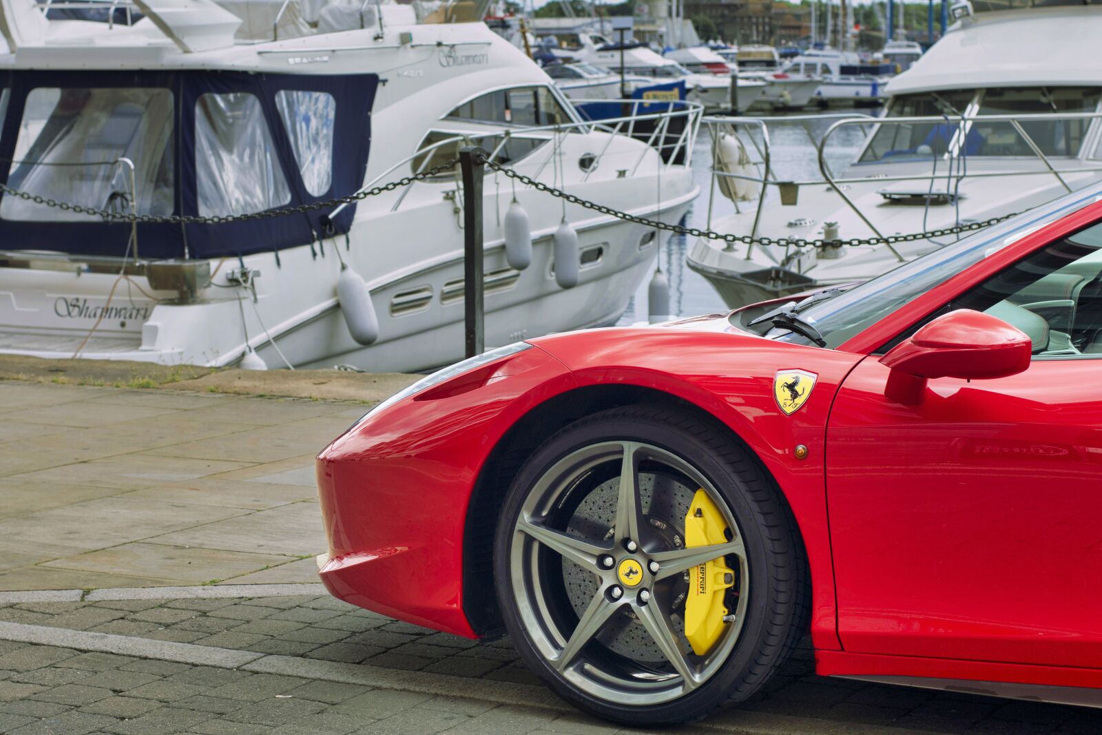 Nikon D3300 sample photo. Car, ferrari, boat photography