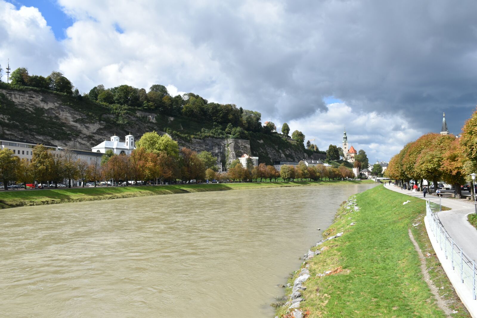 Nikon D5600 sample photo. Clouds, river, water photography