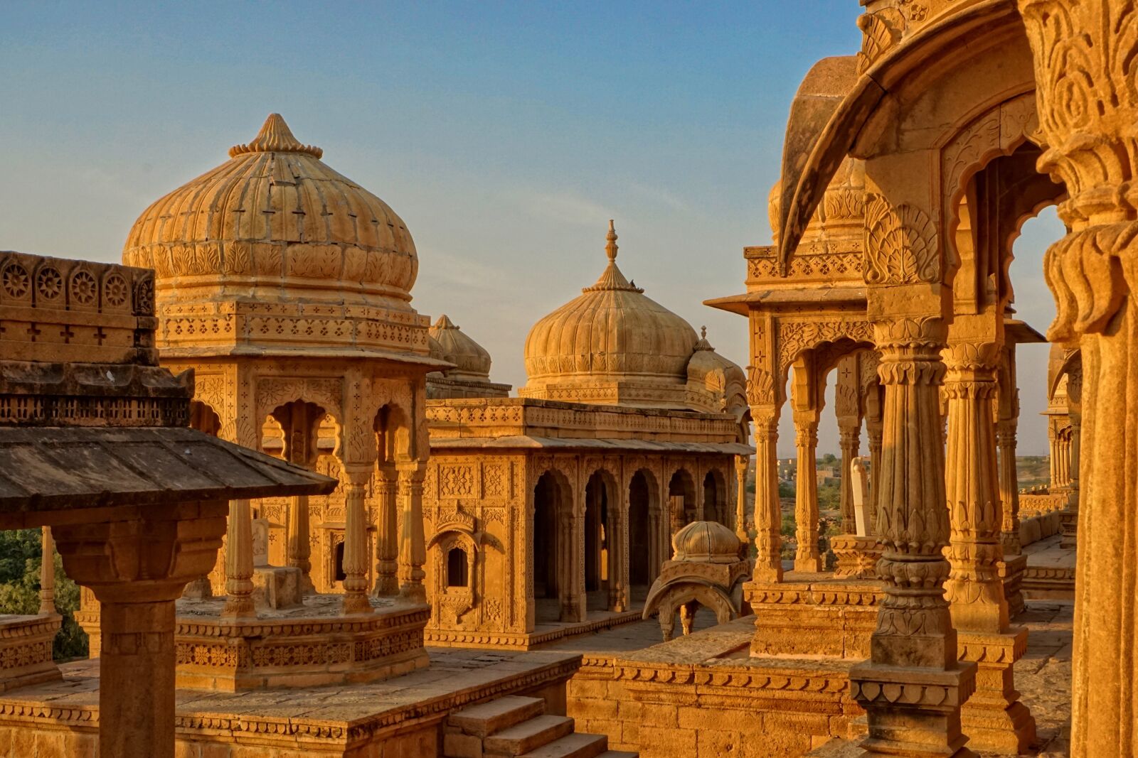 Sony a6000 + Sony E 18-55mm F3.5-5.6 OSS sample photo. Bada bagh, temple, cultural photography