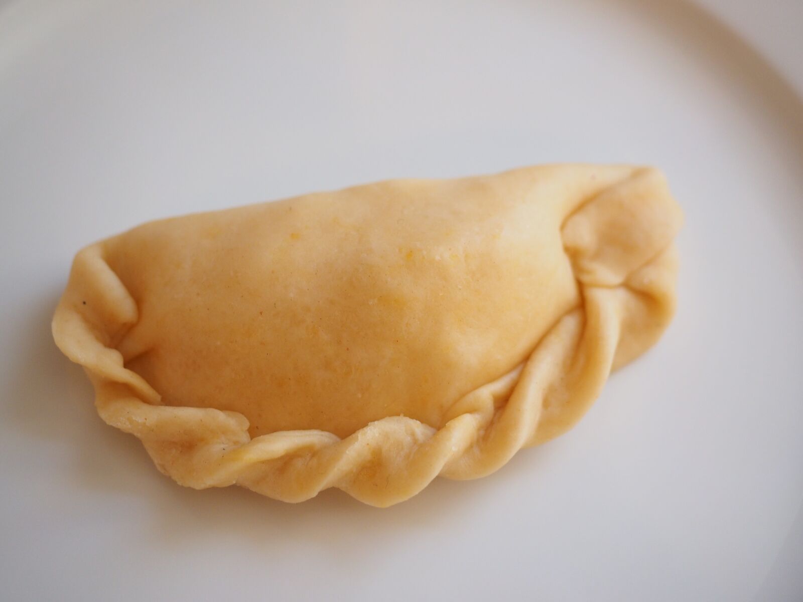 Olympus OM-D E-M1 + Olympus M.Zuiko Digital ED 12-40mm F2.8 Pro sample photo. Empanada, pastry bag, food photography