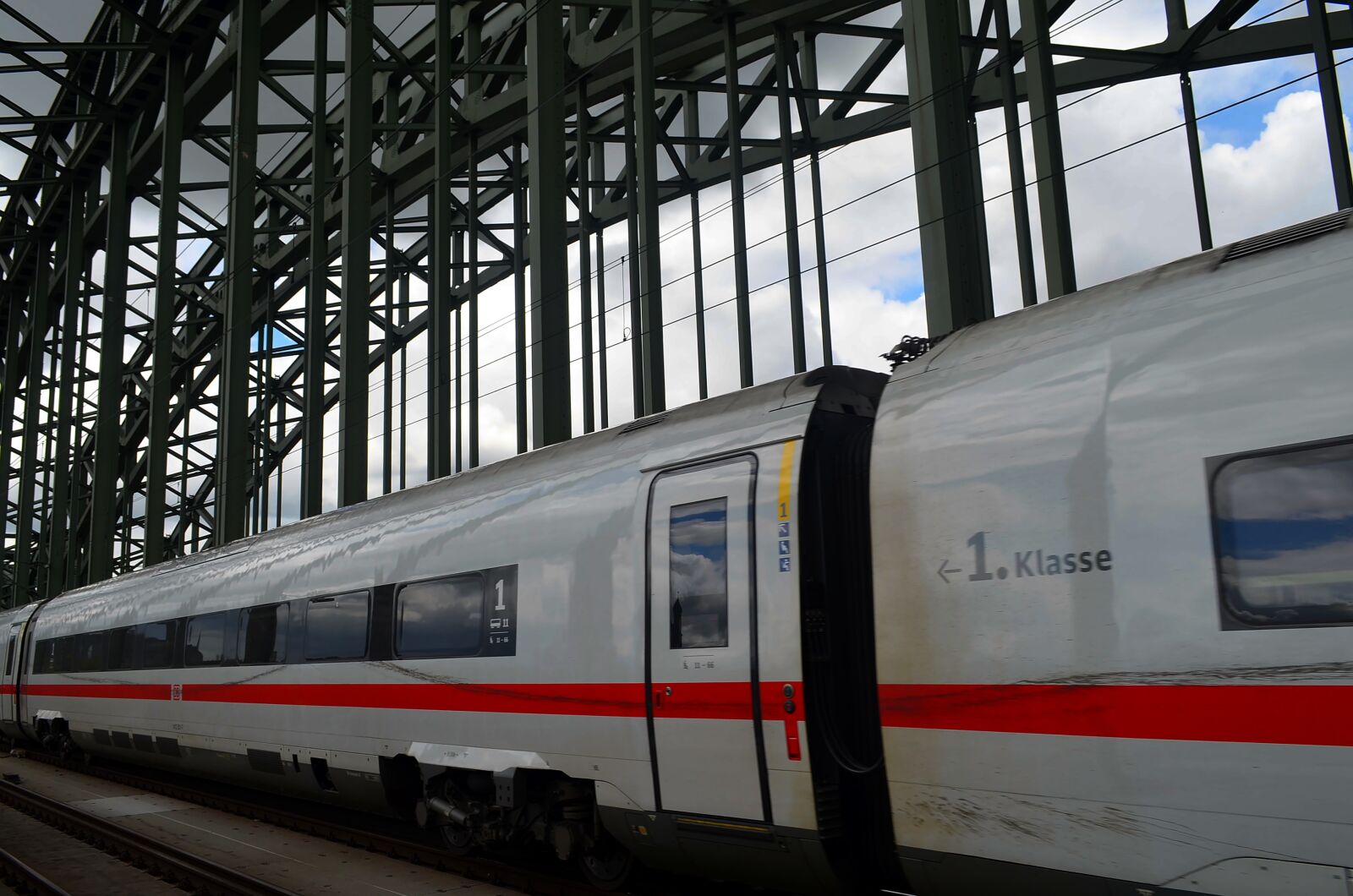 Nikon D5100 sample photo. Train, ice, railway photography
