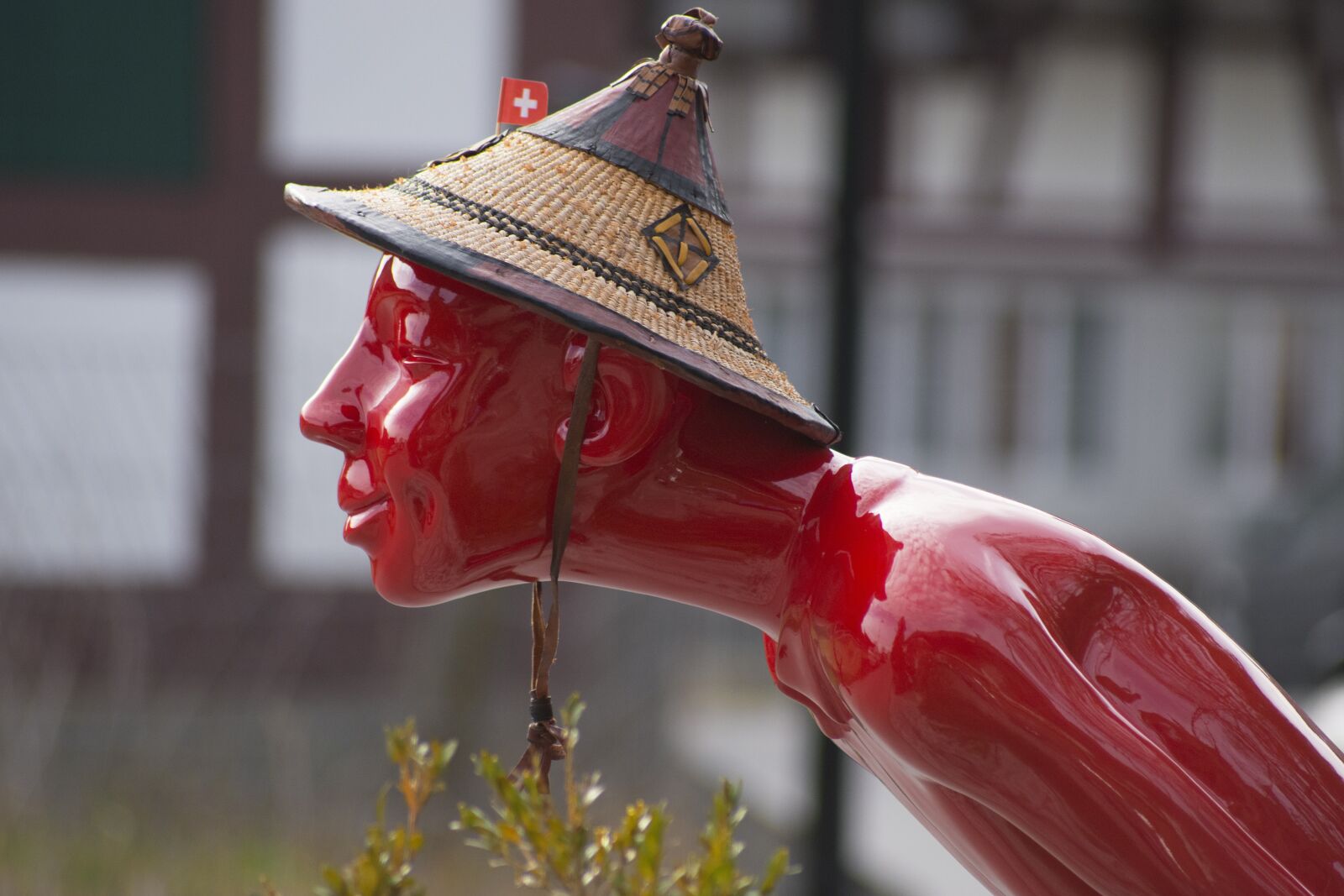 Nikon D7200 sample photo. Red, sculpture, figure photography