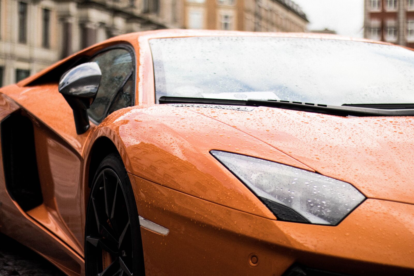 Canon EOS 80D sample photo. Car, rain, copenhagen photography