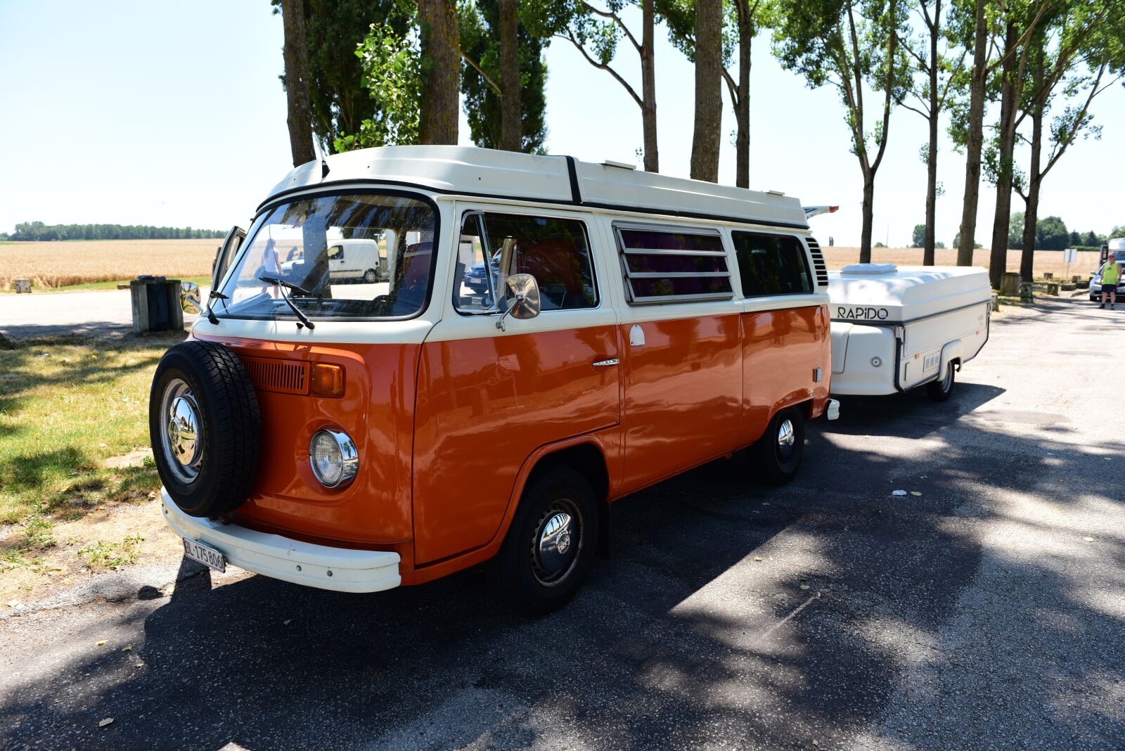 Nikon D750 sample photo. Vw bus, 70 years, camper photography