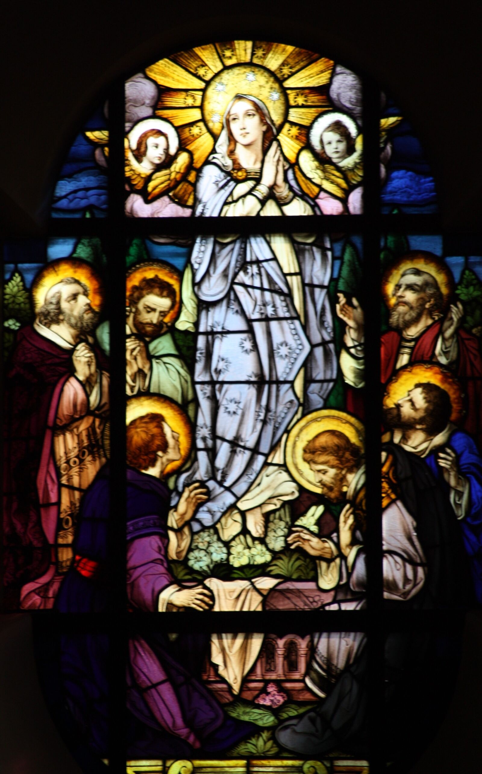 Canon EOS 450D (EOS Rebel XSi / EOS Kiss X2) sample photo. Church window, mother of photography