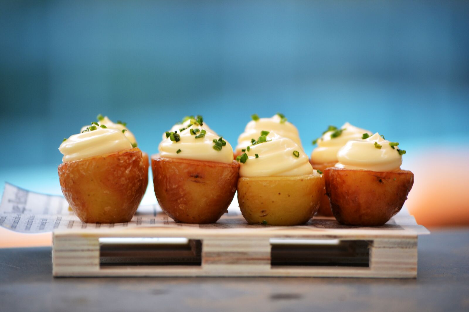Nikon D3100 sample photo. Food, potatoes, tapas photography