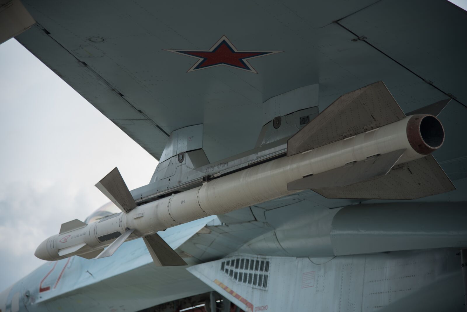 Nikon D750 sample photo. Su-27, rocket, wing photography