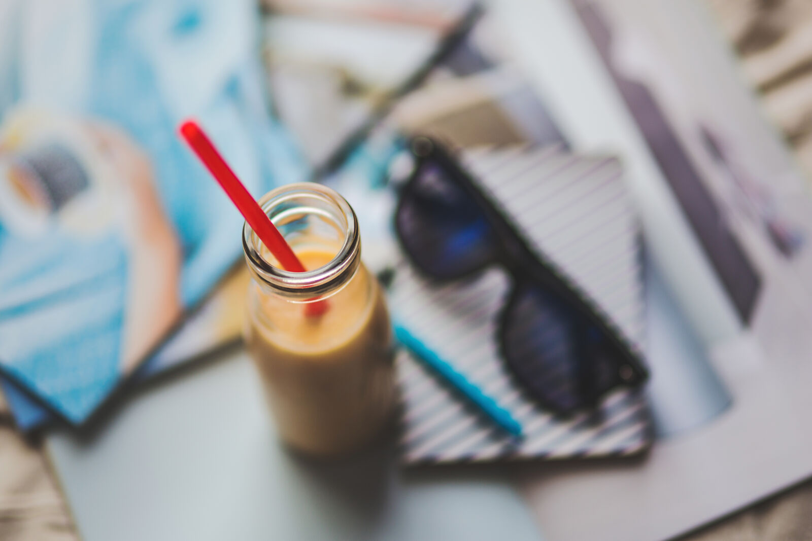 Sigma 85mm F1.4 EX DG HSM sample photo. Bottle, with, yellow, yogurt photography