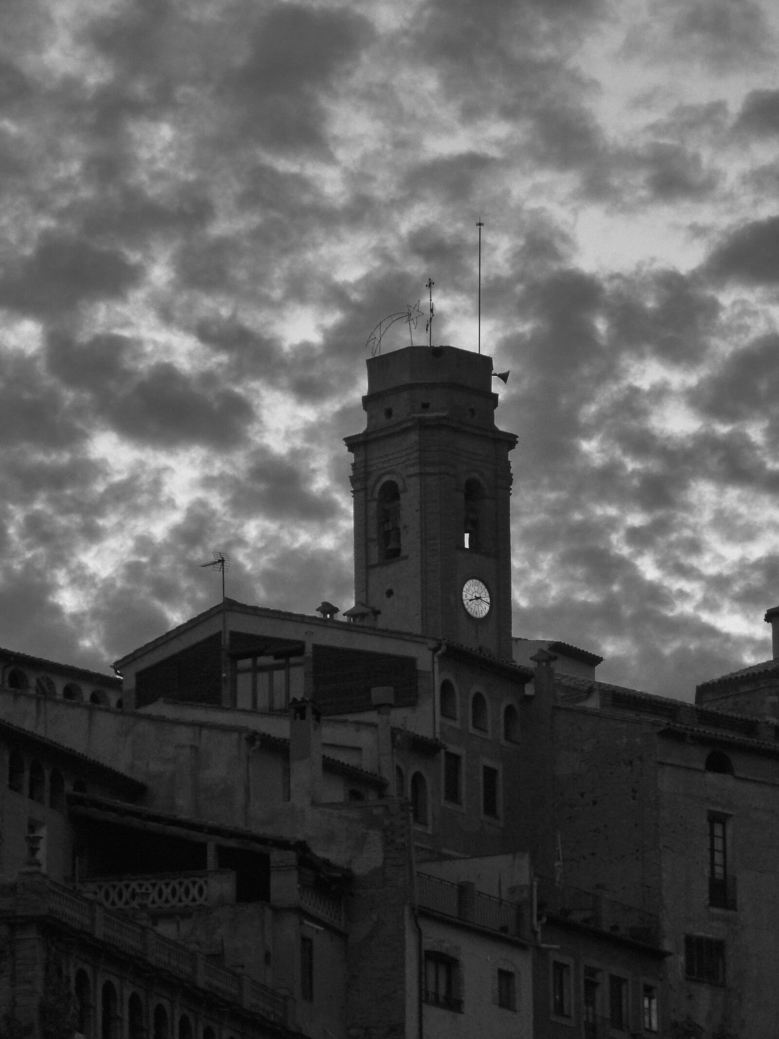 Panasonic DMC-FZ62 sample photo. Sunset, bell tower, clouds photography