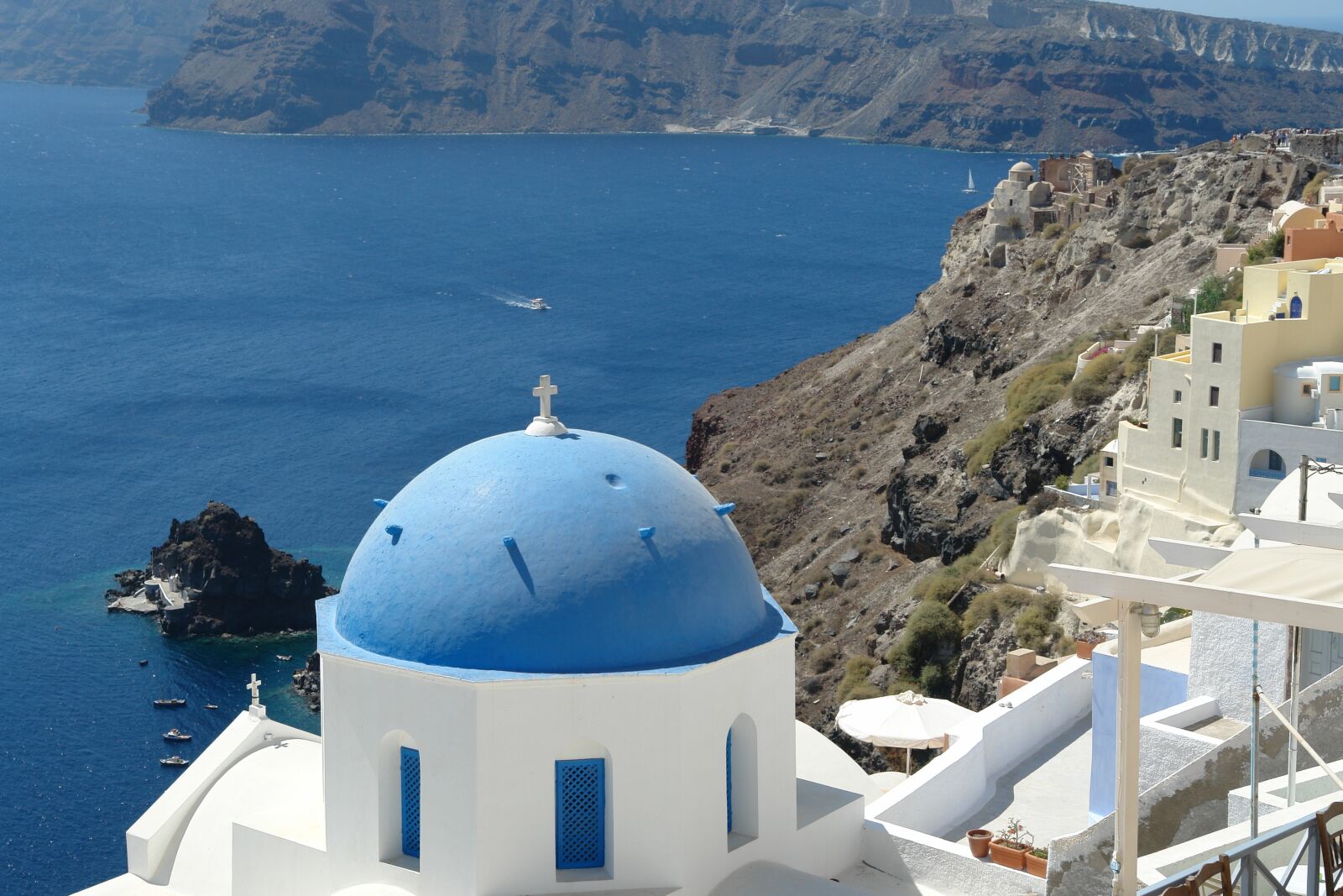 Sony DSC-R1 sample photo. Santorini, view, greece photography