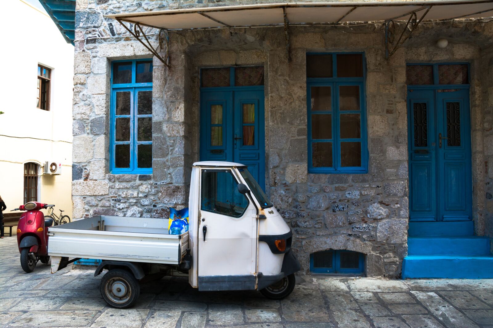 Nikon D7100 sample photo. Nisyros, mandraki, the sun photography