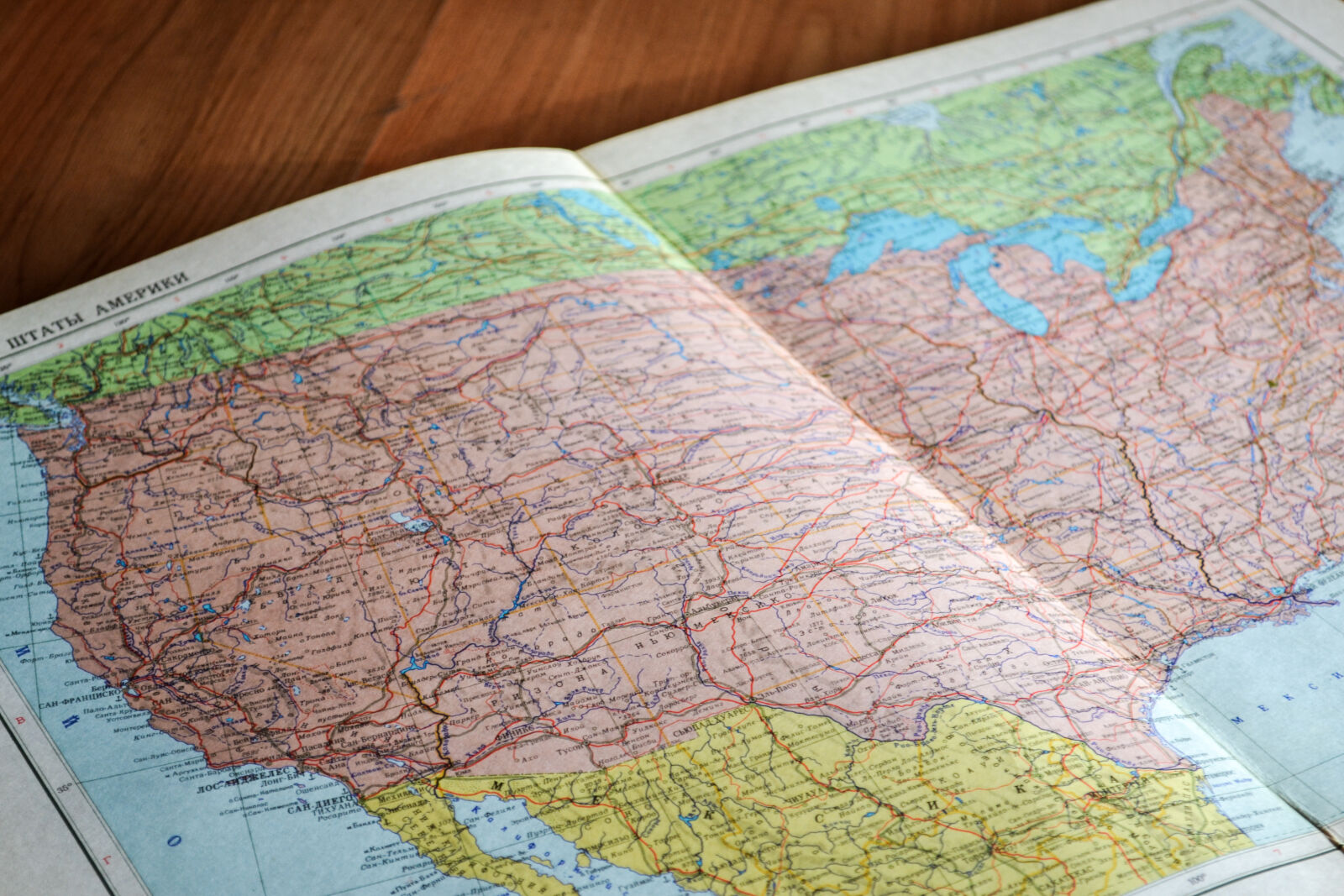 Nikon D3100 sample photo. Map, maps, american, book photography