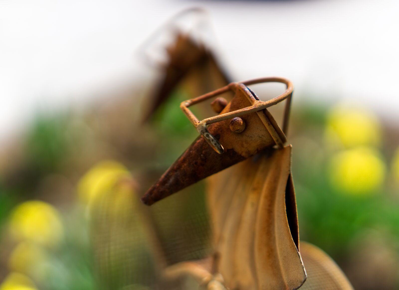 Sony a6000 + Sony E 35mm F1.8 OSS sample photo. Decoration, garden, rust photography