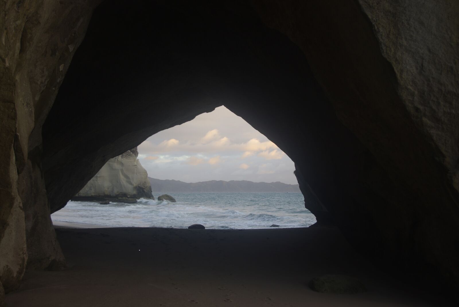 Pentax K20D sample photo. Cathedral cove, coromandel, new photography