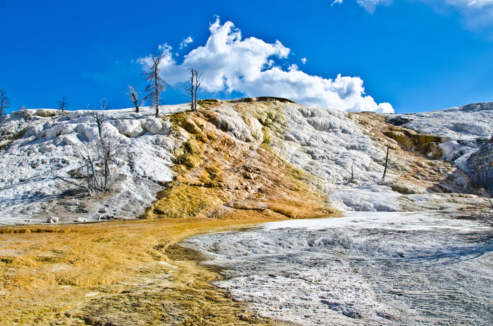 Nikon D7000 sample photo. Yellowstone, mammoth hot springs photography
