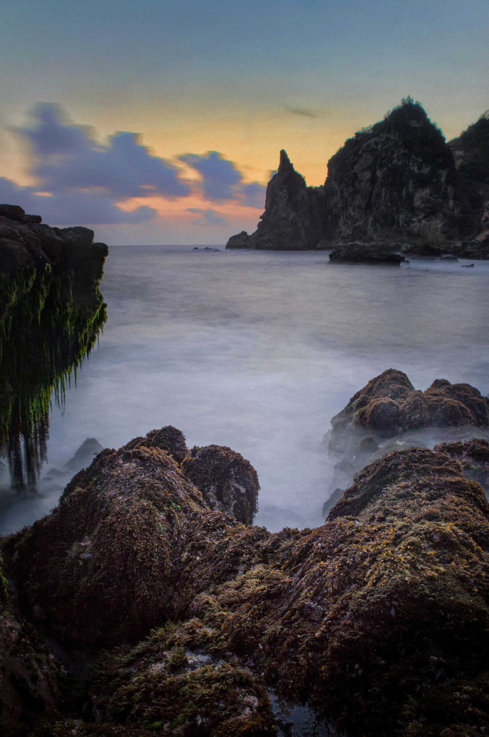 Nikon D3200 sample photo. Beach, stone, sunset photography