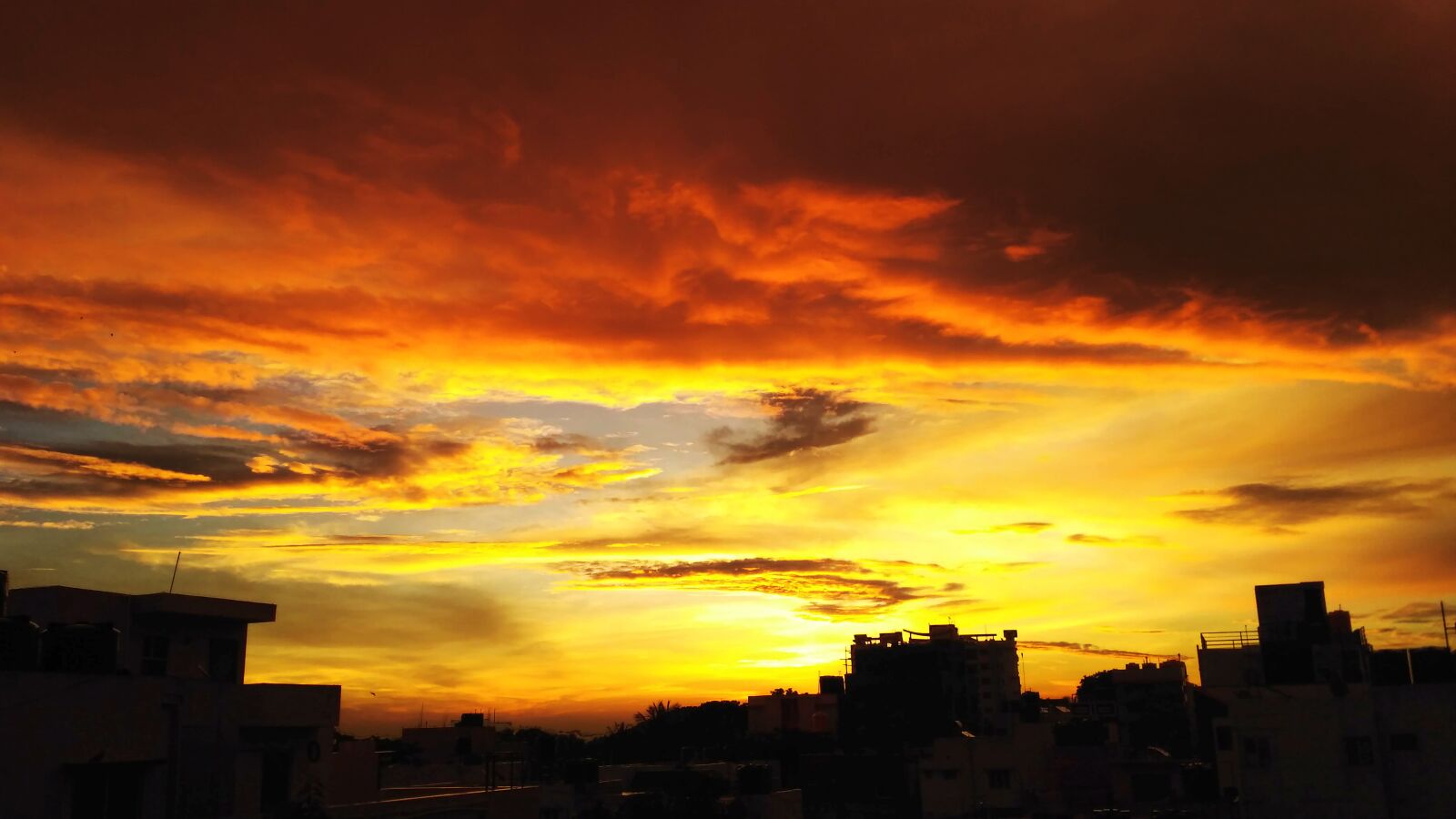 Xiaomi Redmi 3S sample photo. Red sky, sky, sunrise photography