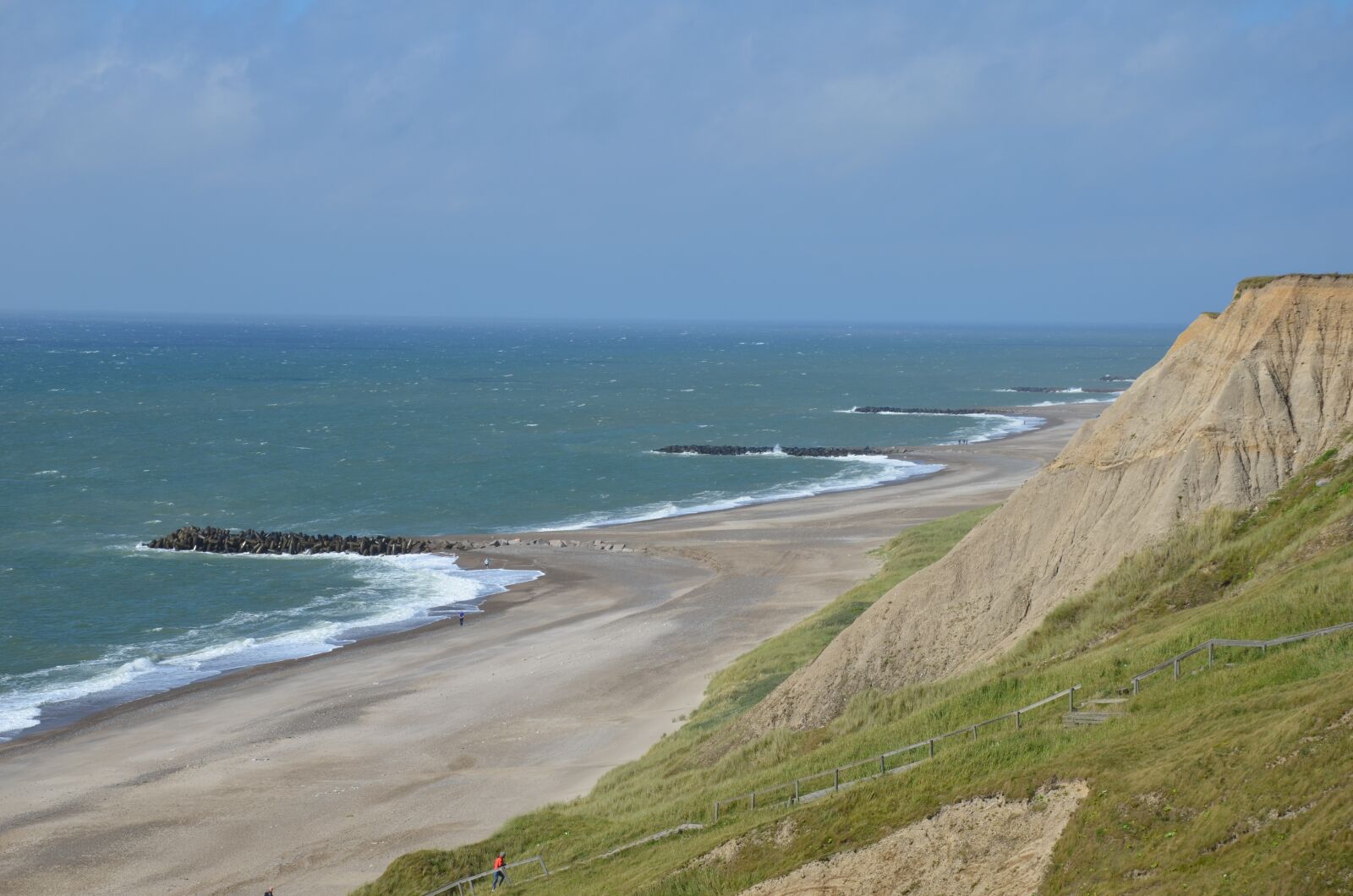 Nikon D5100 sample photo. Denmark, north sea, cliff photography