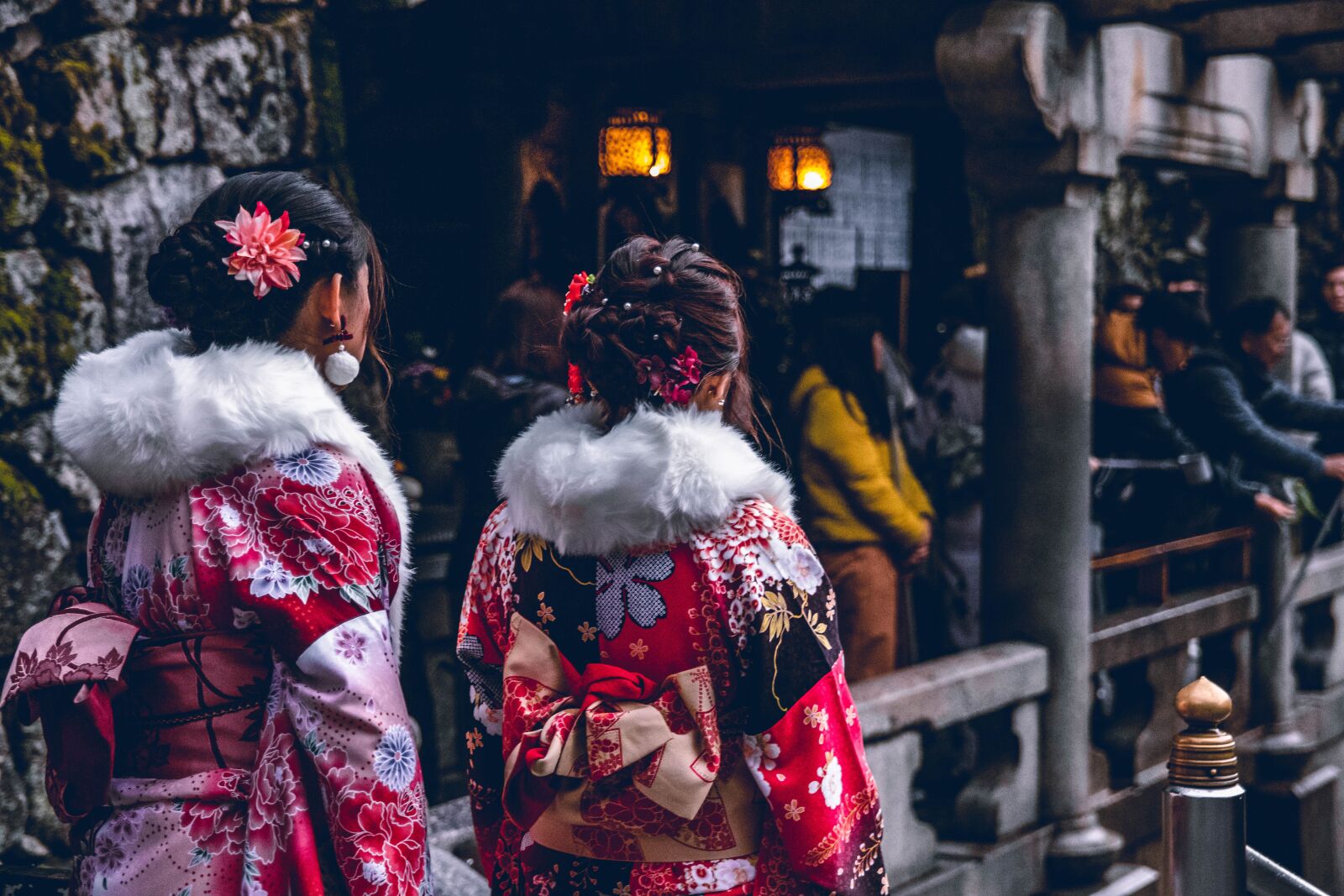 Canon EOS 80D sample photo. Kimono, girls, japan photography