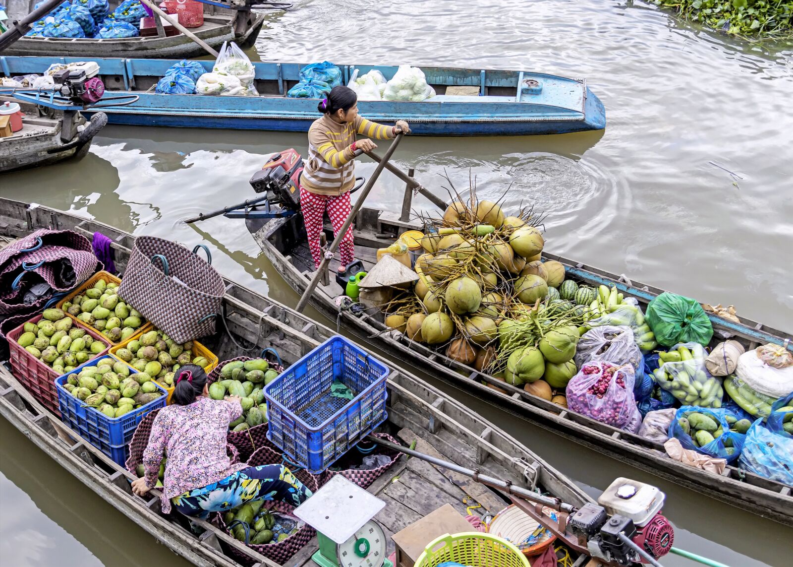 Canon EOS 7D Mark II sample photo. Vietnam, rivers, fruit photography
