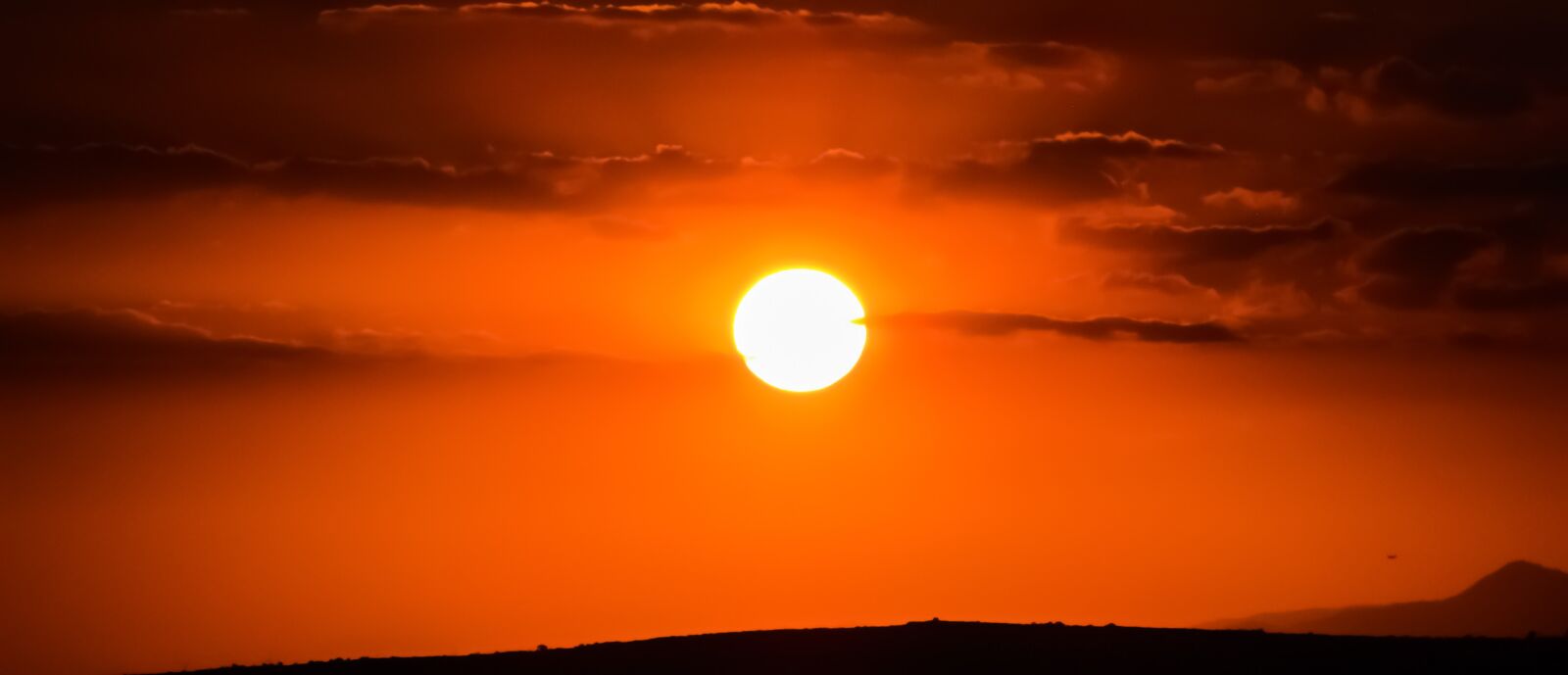 Canon PowerShot SX400 IS sample photo. Sunset, sun, clouds photography
