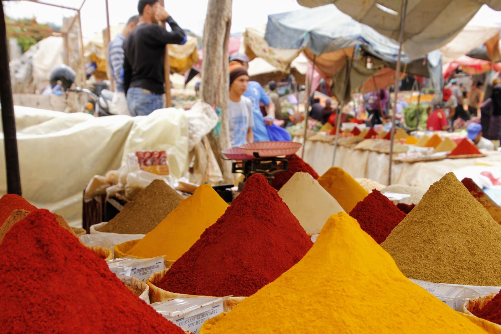 Canon EOS 60D sample photo. Market, spices, oriental photography