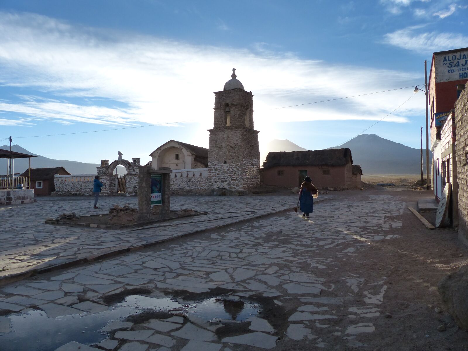 Panasonic Lumix DMC-FZ200 sample photo. Bolivia, landscape, church photography