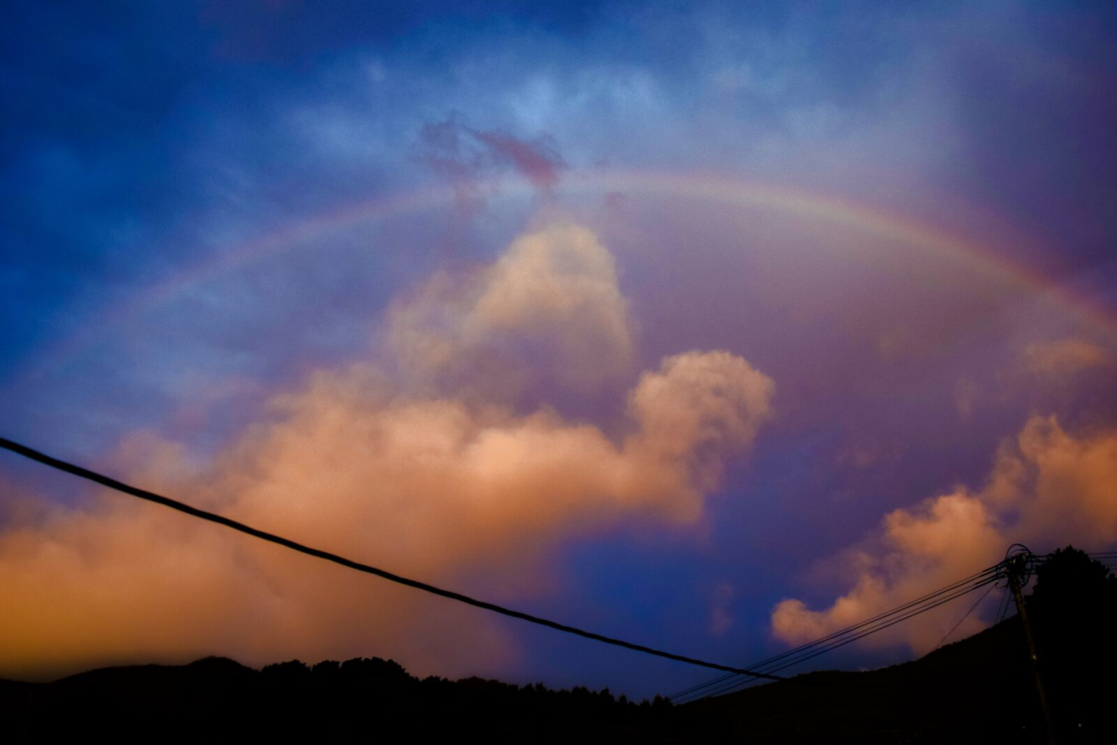 Nikon D5300 sample photo. Blue, sky, rainbow, red photography