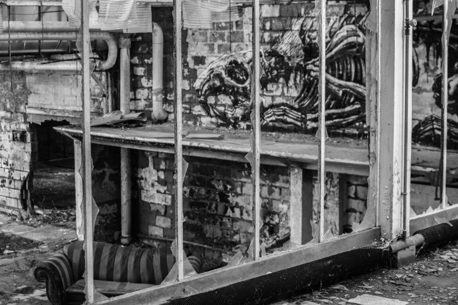 Nikon D5300 sample photo. Urbex, leave, graffiti photography