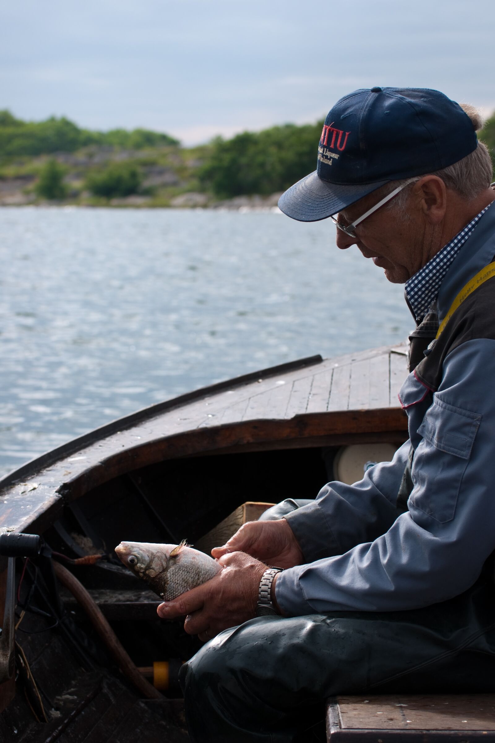 Sony Alpha DSLR-A700 sample photo. Fishing, net, åland photography