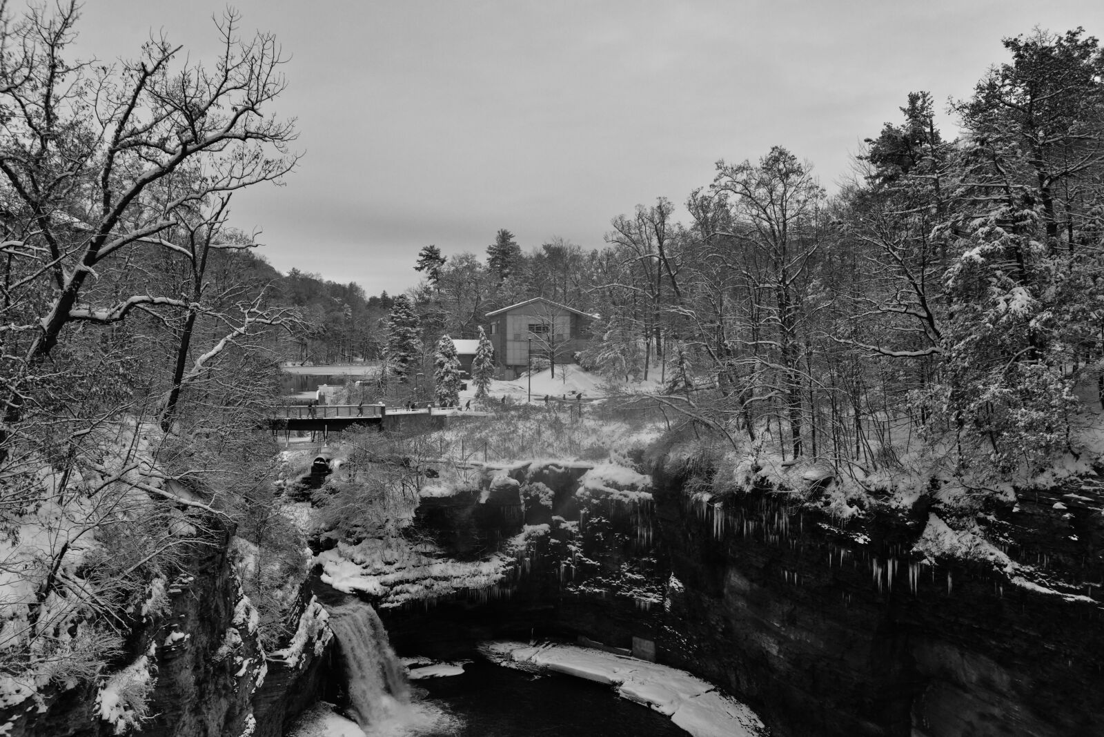 Nikon D810 sample photo. Snow day, snow valley photography
