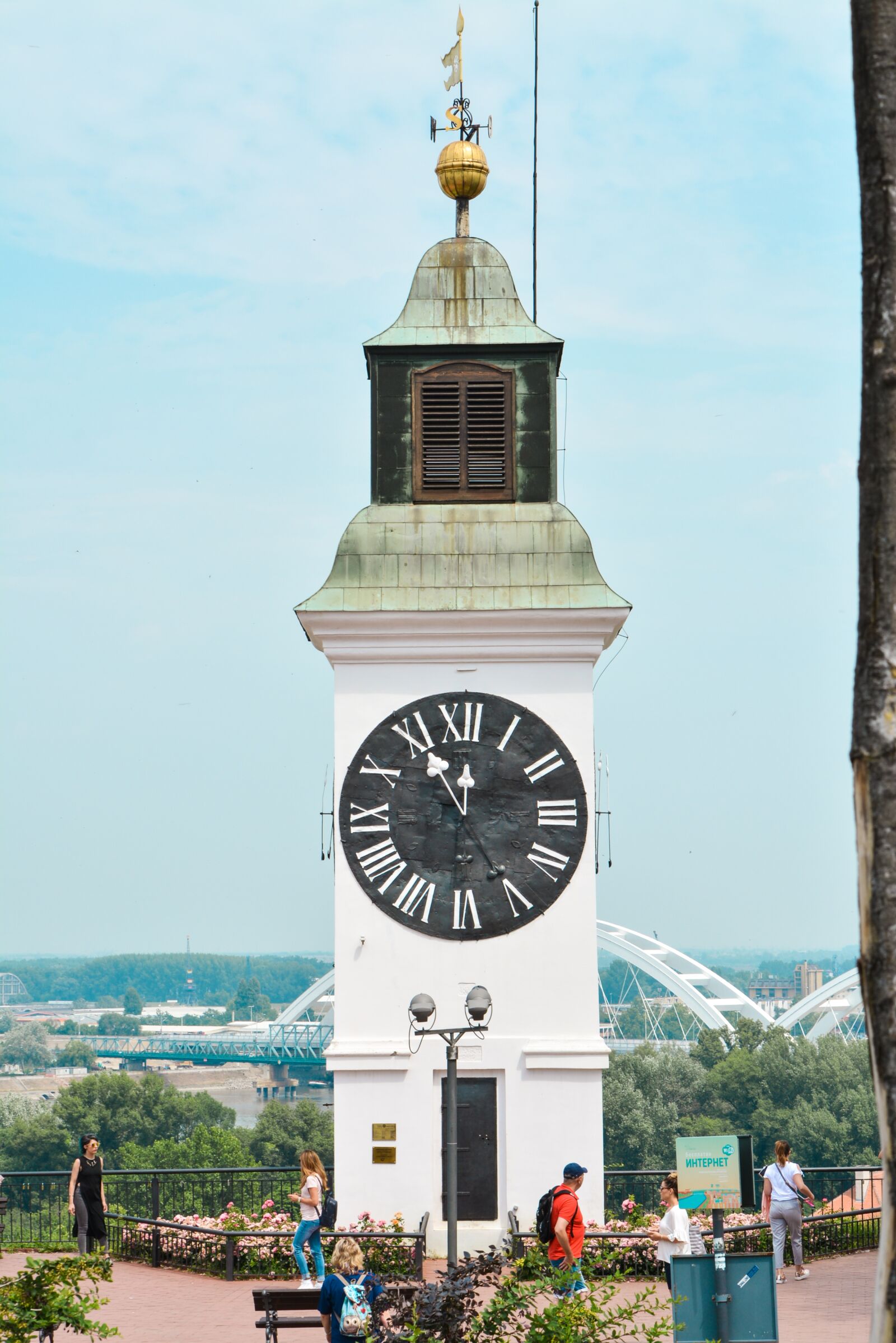 Nikon D5200 sample photo. Clock tower, petrovaradin fortress photography