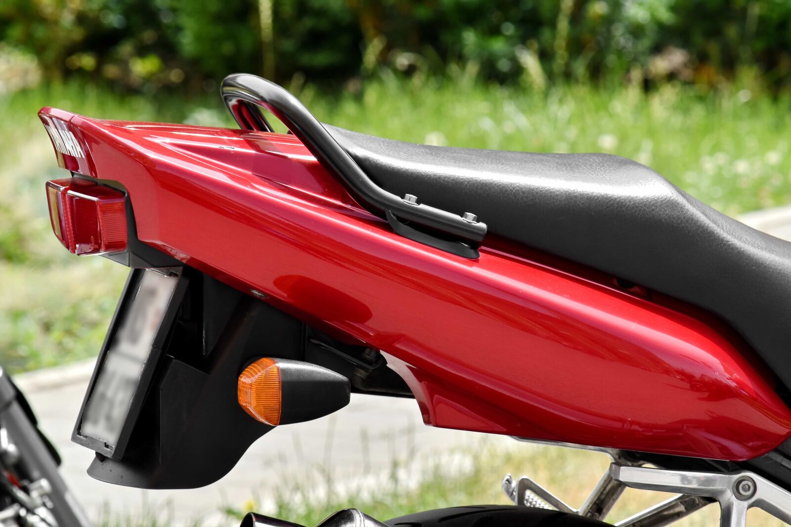 Nikon D5500 sample photo. Metallic, modern, motorbike, red photography
