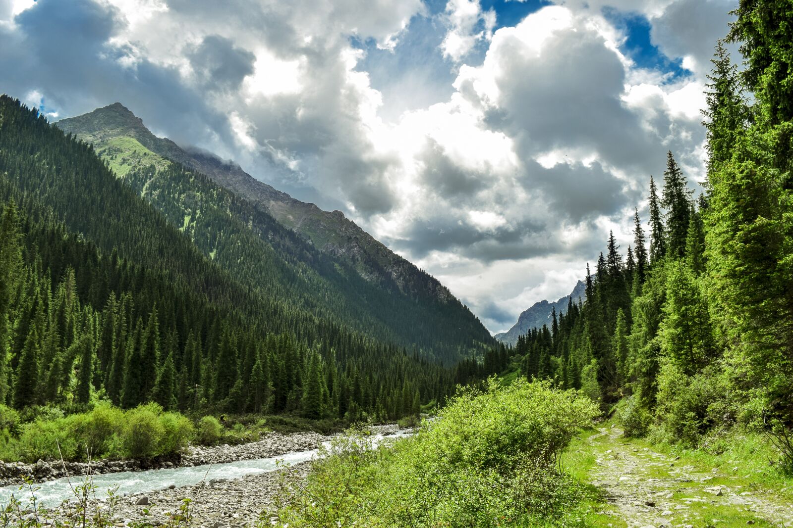 Nikon D5300 sample photo. Mountains, tianshan, snow photography