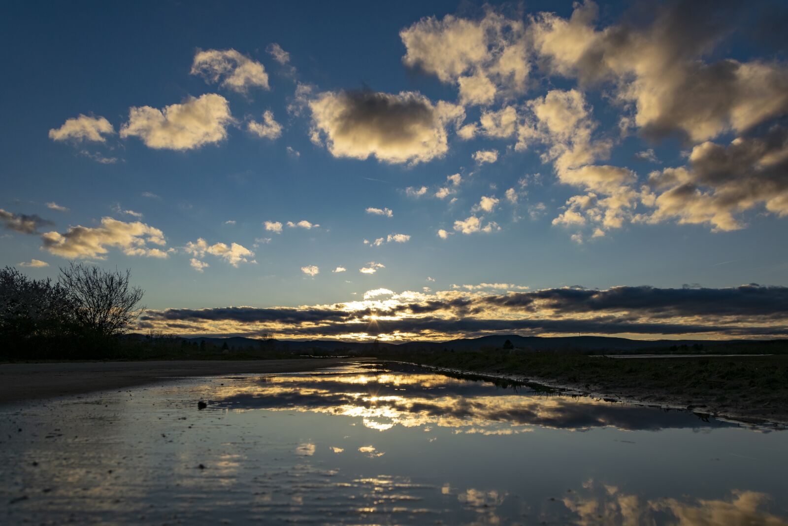 Nikon D5300 sample photo. Evening, field, mirroring photography