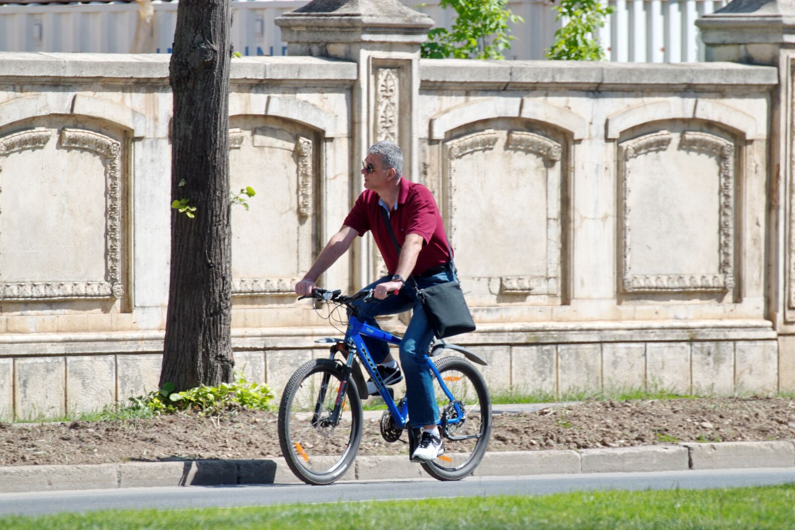 Nikon D5300 sample photo. Bike, man, glasses photography