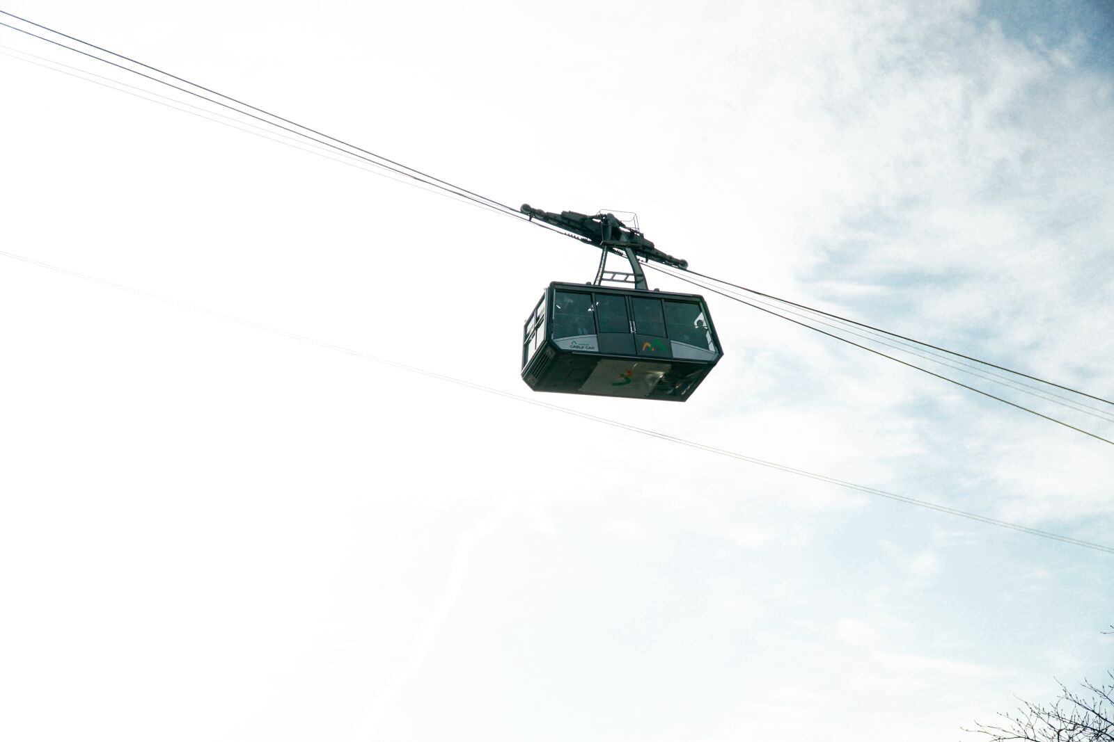 Sony E PZ 18-105mm F4 G OSS sample photo. The cable car, sky photography
