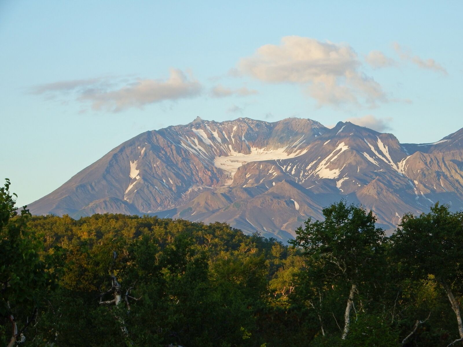 Fujifilm FinePix S1 sample photo. Volcano, forest, autumn photography