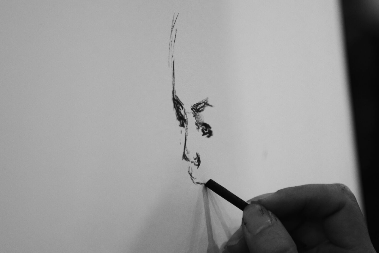 Nikon D3300 sample photo. Art, drawing, charcoal photography