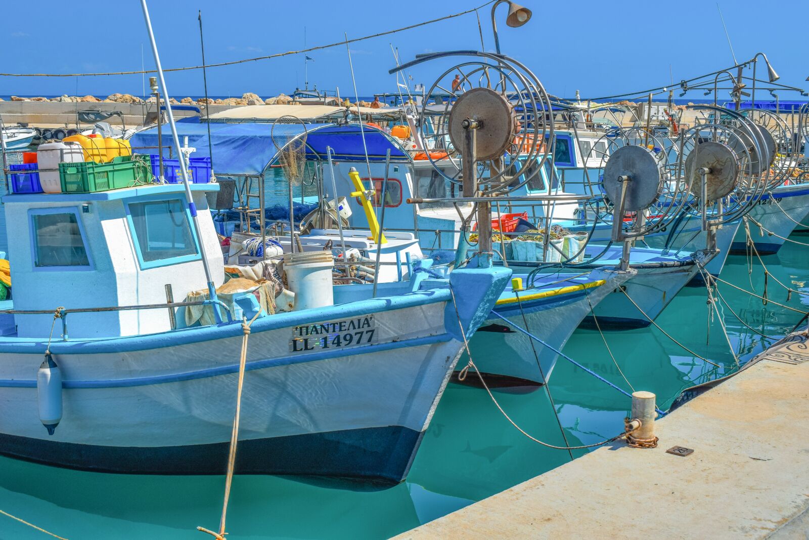 Nikon D3300 sample photo. Fishing harbor, boat, scenery photography
