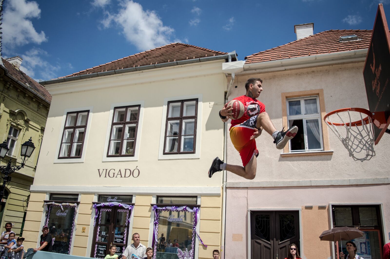 Nikon D3200 sample photo. Freestyle, basketball, jump photography