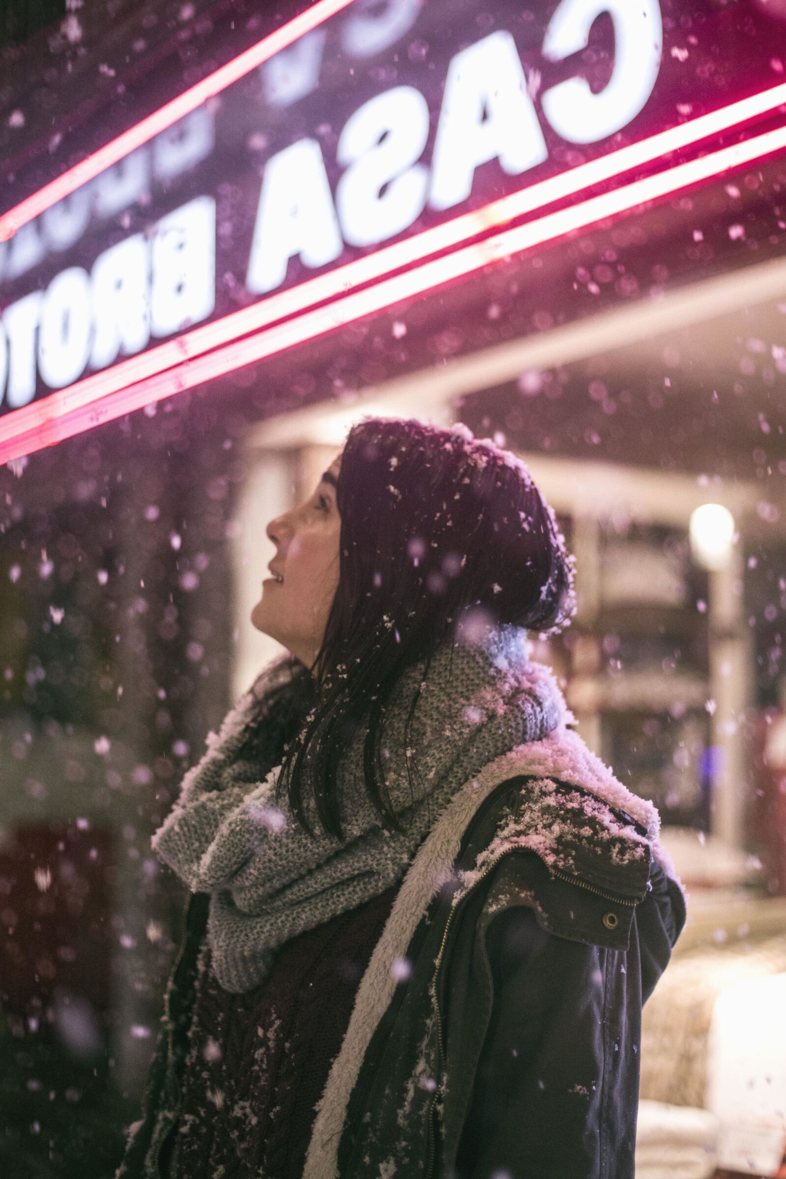 Canon EOS 6D sample photo. Girl, snow, happy, jacket photography