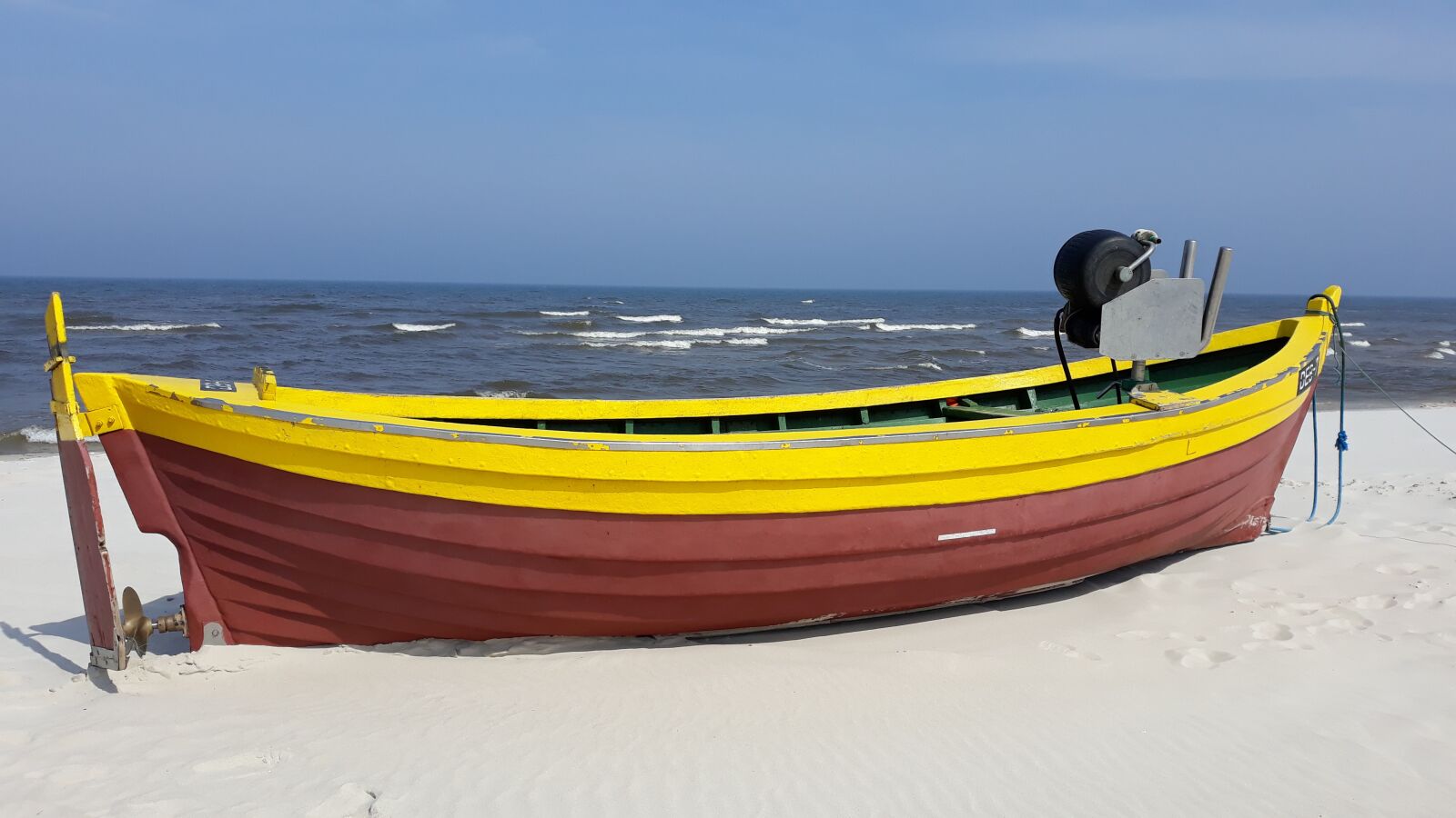 Samsung Galaxy J5 sample photo. Boat, sea, sky photography
