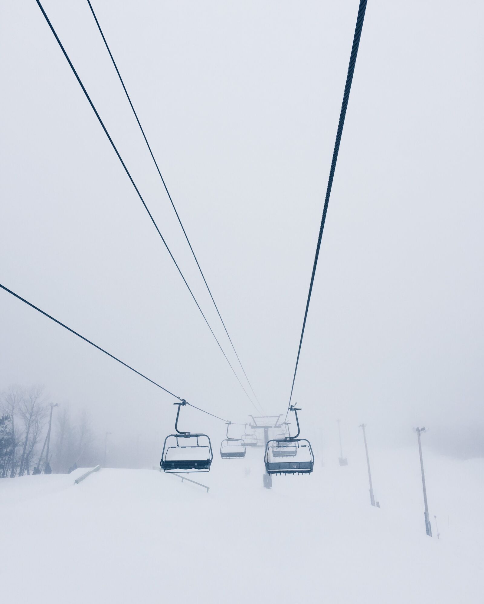 Apple iPhone 6 sample photo. Cable car, cold, lift photography
