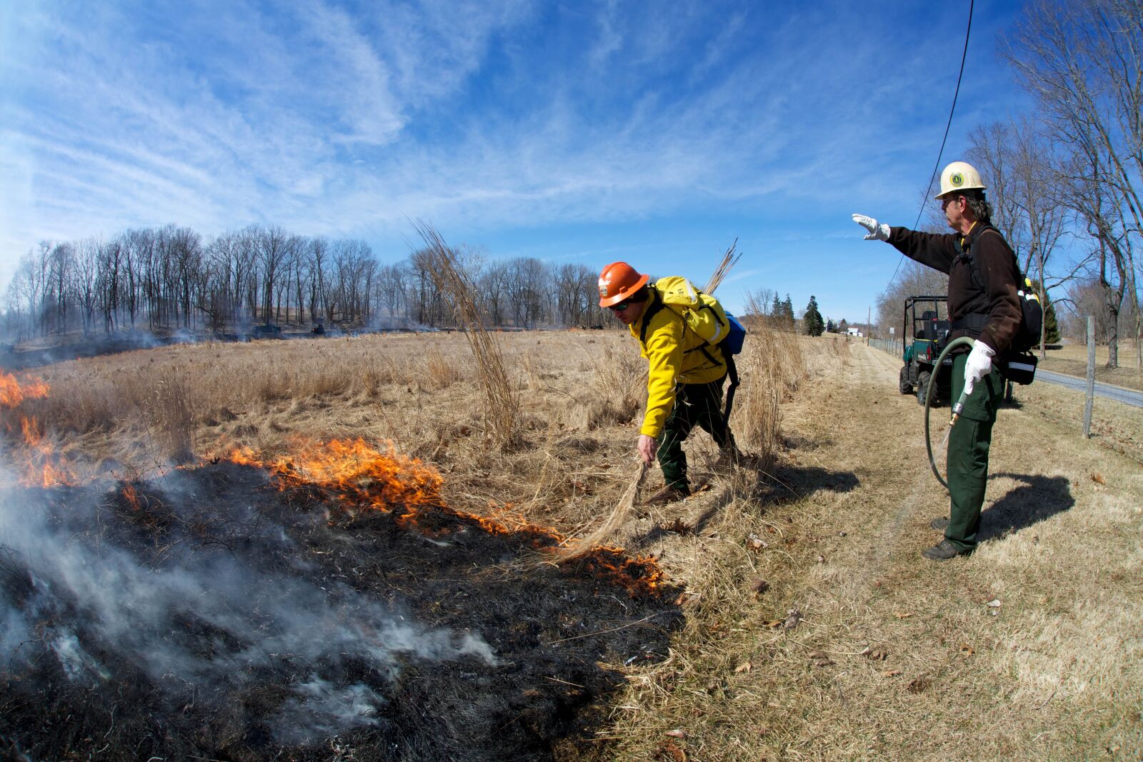 Canon EOS 5D Mark III sample photo. Fire, crew, monitoring, prescribed photography
