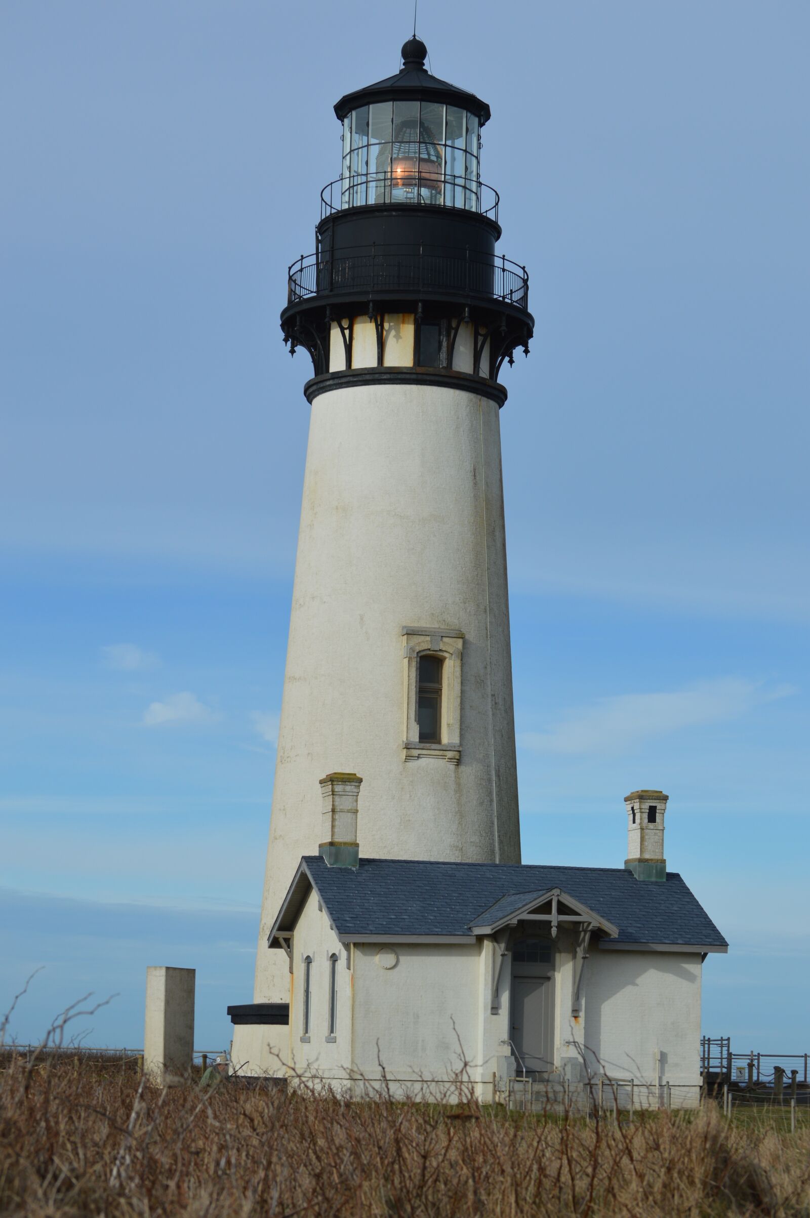 Nikon D3200 sample photo. Lighthouse, yaquina, oregon photography