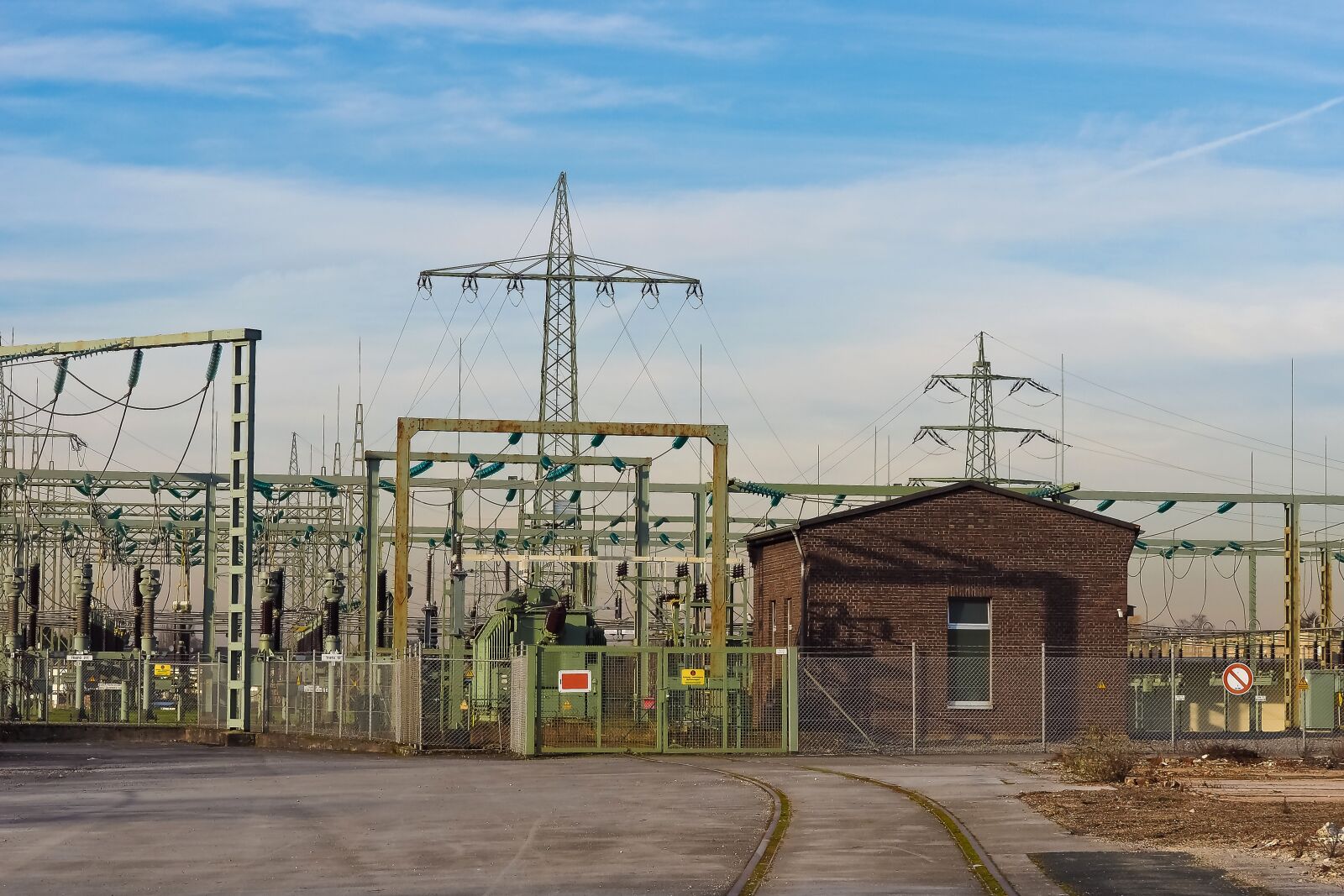 Olympus OM-D E-M10 sample photo. Current, substation, electricity photography