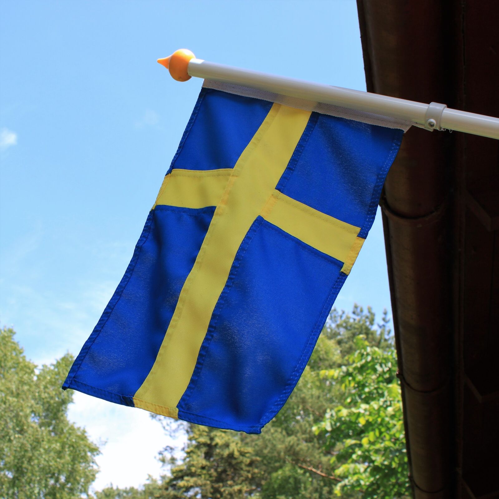 Canon EOS 500D (EOS Rebel T1i / EOS Kiss X3) sample photo. Midsummer, swedish flag, summer photography