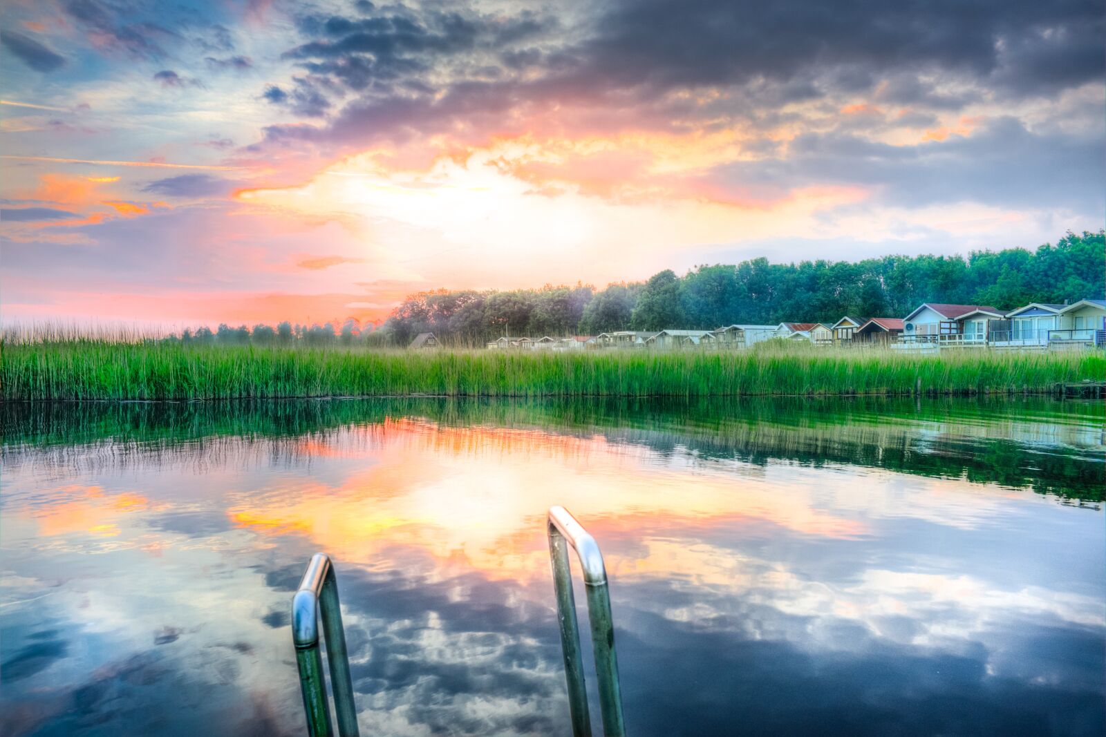 Nikon D610 sample photo. Natural pool, lake, netherlands photography