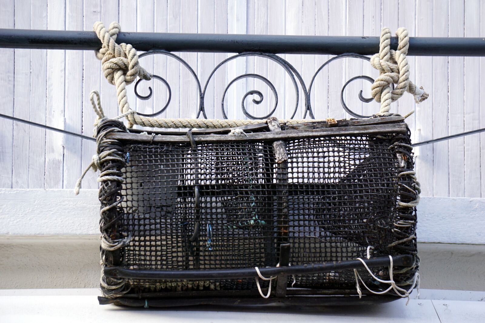 Sony a6000 sample photo. Lobster trap, fishing, sea photography